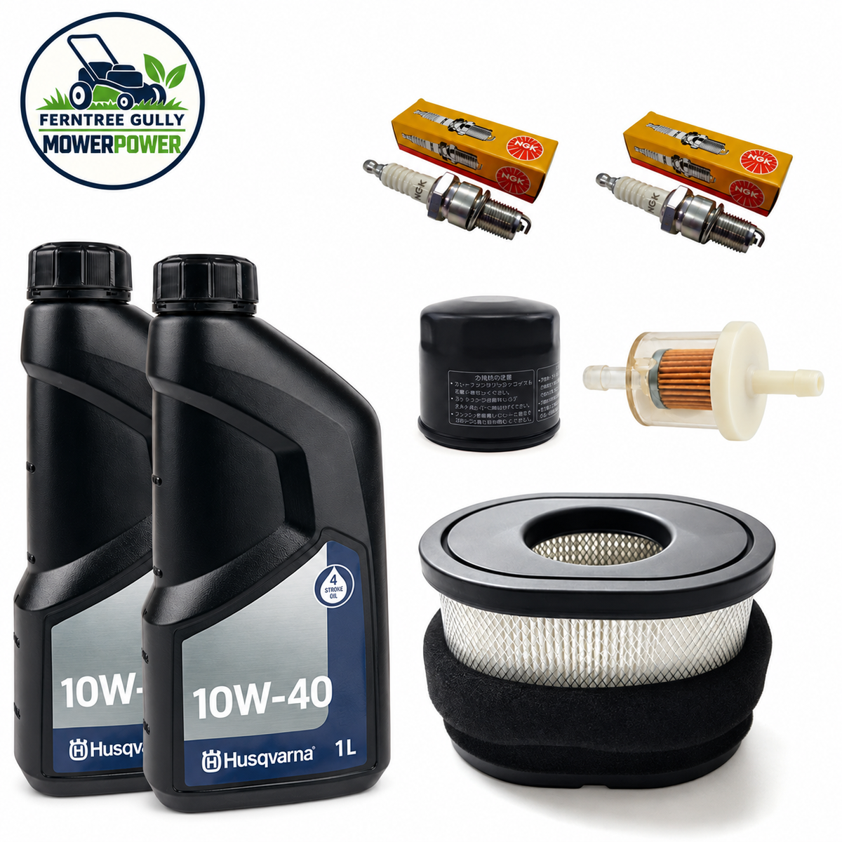 Service Kit for Husqvarna 42-inch TS142T Garden Tractor 960410449-00 10W40