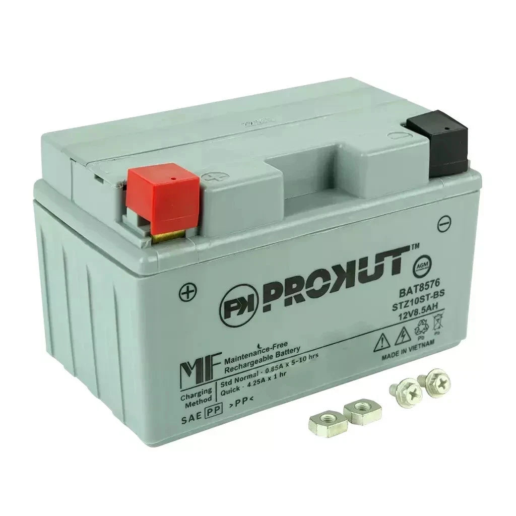 Prokut AGM Battery Universal Multi-Fit 12 Volt 8.5 Ah, 190 CCA Rover Masport