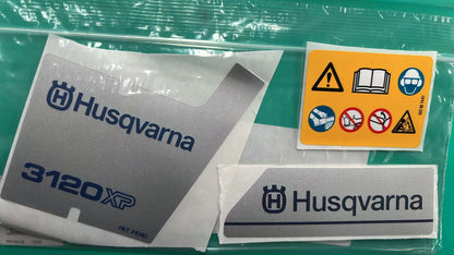 Genuine Husqvarna 3120XP DECAL KIT 503624201  537096901  503987401