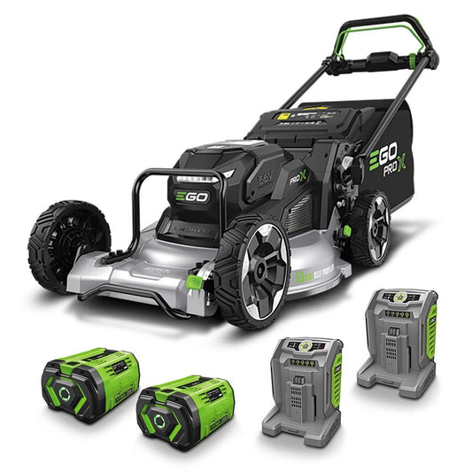EGO 56V POWER+ Commercial 53cm Aluminium Deck Self-Propelled Lawn Mower 2 x 12.0Ah Kit LMX5307SP-2