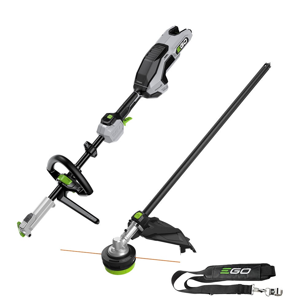 EGO POWER+ 56V Brushless Multi-Tool Power Head Carbon Fibre Shaft w/ Powerload Line Trimmer Attachment MST1600E