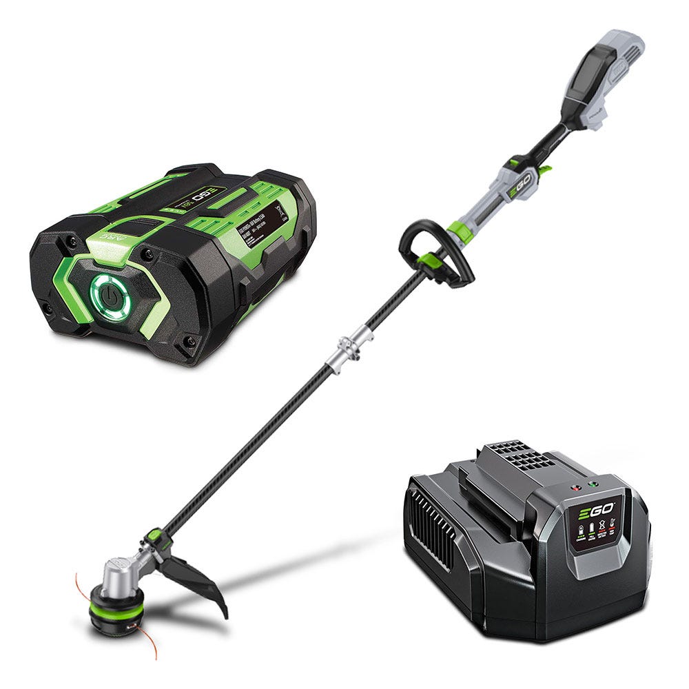 EGO POWER+ 56V Brushless 1 x 2.5Ah 40cm Line Trimmer with PowerLoad Carbon Fibre Shaft Kit ST1611E-T