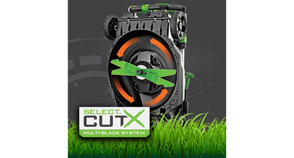 EGO POWER+ 52CM SELECT CUT™ MOWER WITH TOUCH DRIVE™ SELF-PROPELLED TECHNOLOGY 56V 7.5 Ah