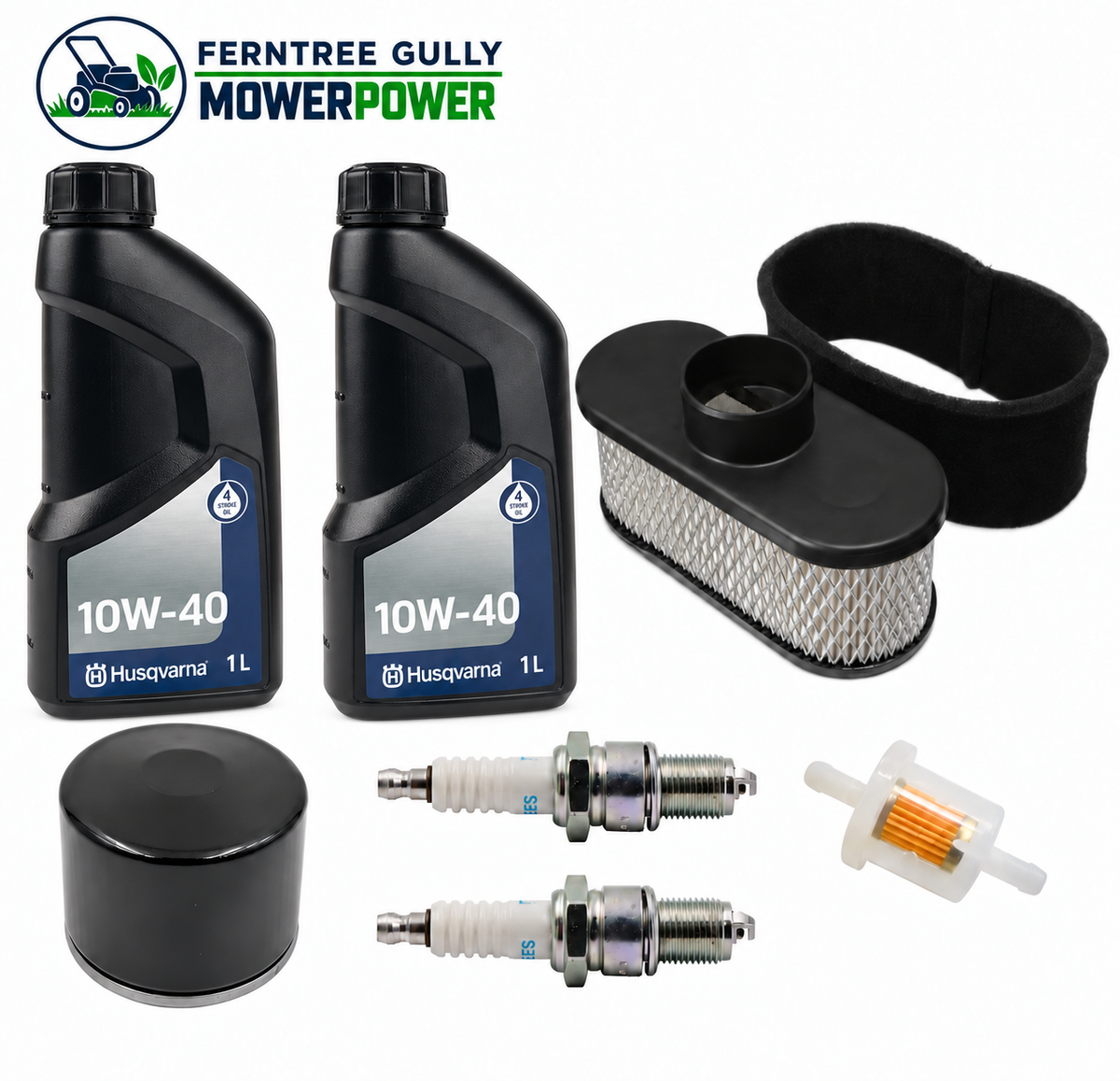 Service Kit for Husqvarna 46-inch TS246 960410415-00 960410401-00 Kawasaki FR651V 10W40