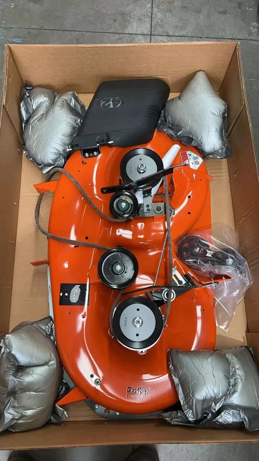 Genuine Husqvarna Rideon 42"Mower Deck Full Assembly For TS142 GT LTH Serials Manual Switch