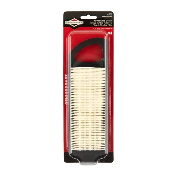 GENUINE BRIGGS & STRATTON AIR FILTER & PRE FILTER 698083 697015 5077