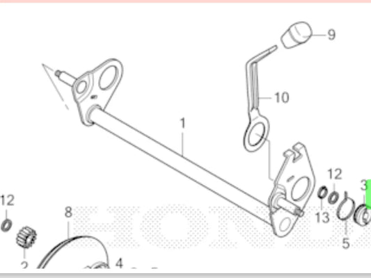 Genuine HONDA OEM HRN216 REAR AXLE SHAFT 42310-VR8-N00