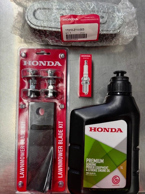 GENUINE HONDA HRU216 GXV160 SERVICE KIT WITH 4 BLADES