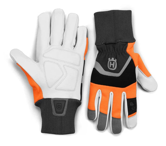 Genuine Husqvarna Chainsaw protection(16m/s) functional gloves size 7,8,9,10,12