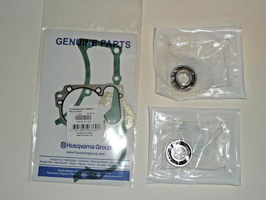 Genuine Husqvarna Crankshaft Bearings+Gasket 550xp Mark ll 595897601 536789801