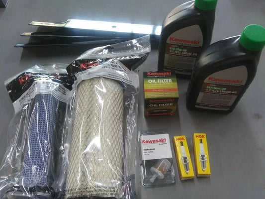 Scag Cheetah 61' Cut Tune Up Kit w Blades (Kawasaki FX) 10W40