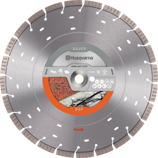 HUSQVARNA 14” / 350mm VARI-CUT S35 TURBO DIAMOND BLADE FOR REINFORCED CONCRETE