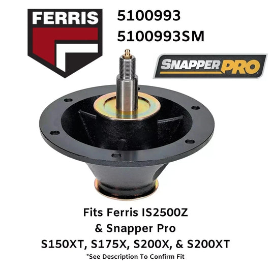 Genuine Ferris/Snapper Pro Spindle Assembly 5100993SM (Same As 5100993)