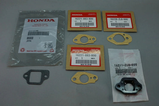 HONDA CARB GASKET KIT 16211-ZL8-000 16221-883-800 16228-ZL8-000 16212-ZL8-000