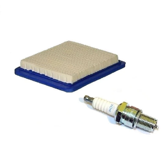 Air Filter & Spark Plug for Briggs and Stratton Quantum Motors 399959