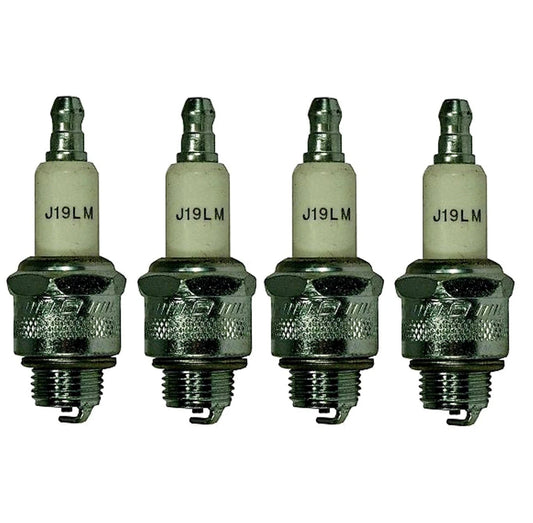 4x Champion J19LM Spark Plug fits Selected Briggs & Stratton Motors