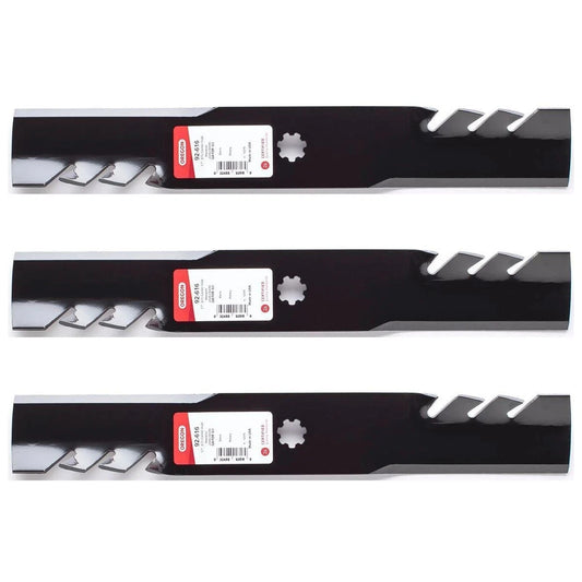 3PK Oregon 92-616 G3 Gator Blades for 48' John Deere GX21786, GY20852