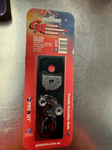 BNC8077 Mower Blade Set For Big Bob 21' Side Discharge Steel Base
