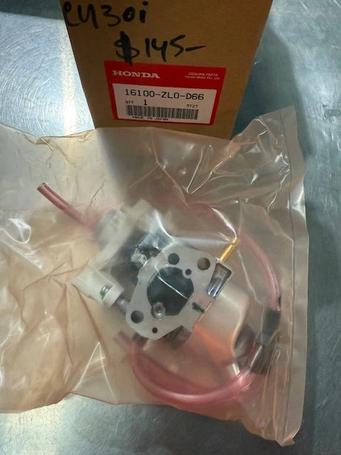 Honda Genuine Carburetor for EU30IS 3000W GENERATOR 16100-ZL0-D66