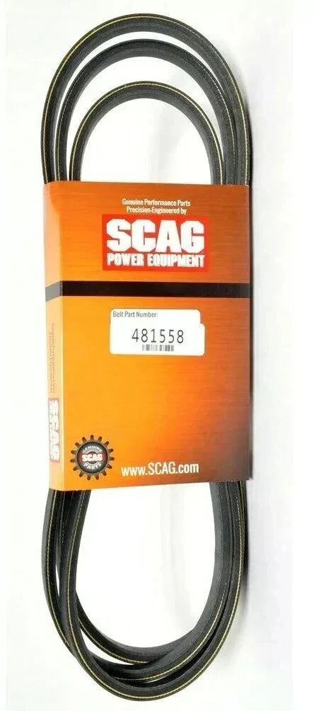 Genuine OEM Scag 481558 Cutter Deck Drive Belt, Fits 61A/V Turf Tiger