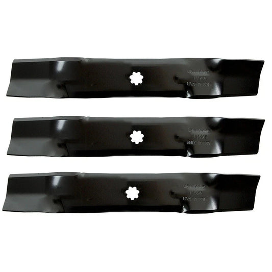 3-In-1 Bar Blades for 48' John Deere Zero Turn Radius Ride on Models AM137757