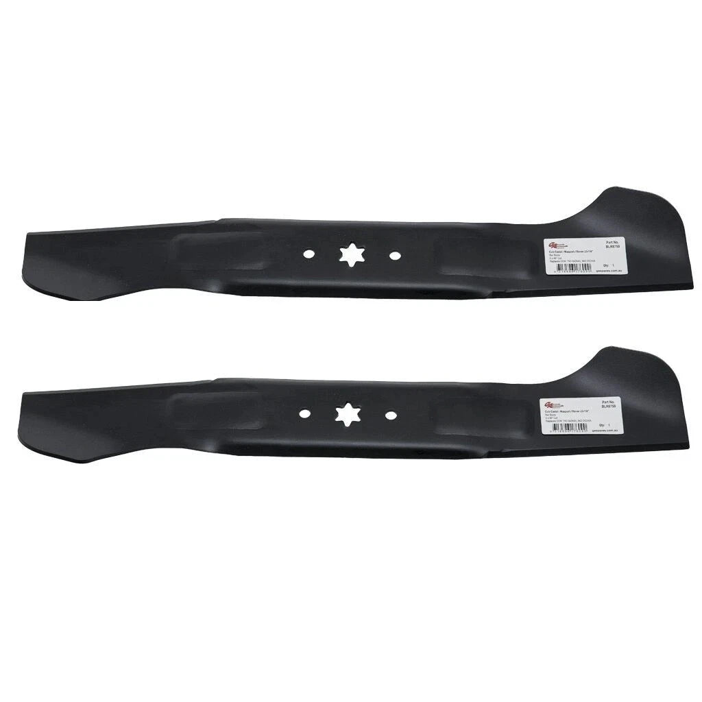 2x High Lift Blades Fits 46”Craftsman Cub Cadet Masport,MTD, Rover, Troy BLR8750