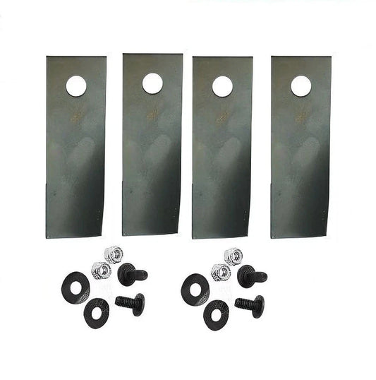 Lawn Mower Blade Kit For Rover Mowers x4 Blades and Bolts 18' 20' A00672K