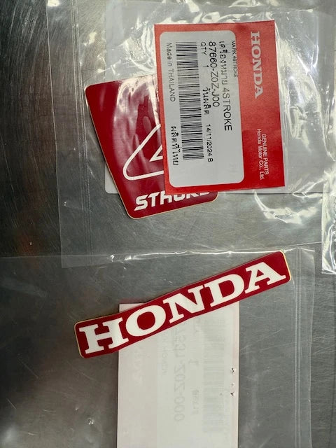 'Honda'and'4 Stroke 'Stickers  GX35 UMK435 TOP COVER 87660-Z0Z-J00 87531-Z0Z-000