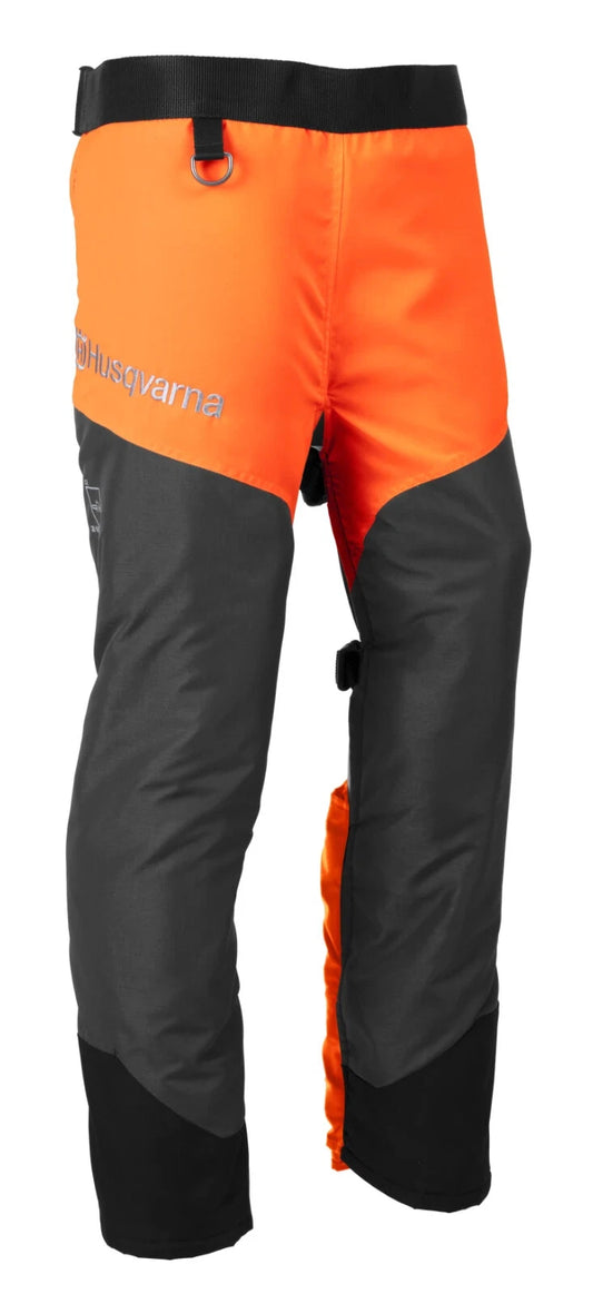 Genuine Husqvarna Chaps, Functional chainsaw protective chaps sizes S M L