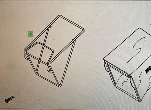 Genuine Honda HRR216K9VYUA Catcher Frame  81330-VL0-P00