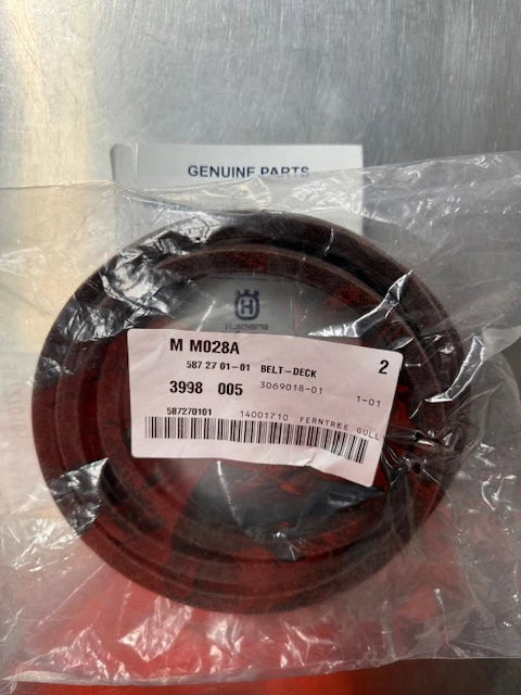 Genuine Husqvarna Ride on  Belt FOR TS242 TS342 models 587270101