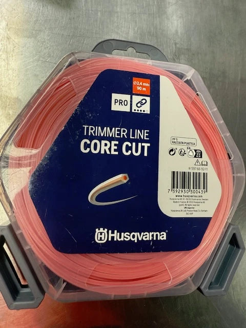 GENUINE HUSQVARNA CORE CUT TRIMMER LINE 2.4mm x 90m 597669211- FREE DELIVERY