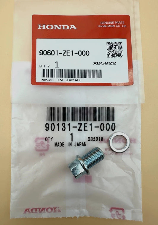 Genuine Honda Oil Drain Plug 90131-ZE1-000 90601-ZE1-000 EU3000 GX120 GX160