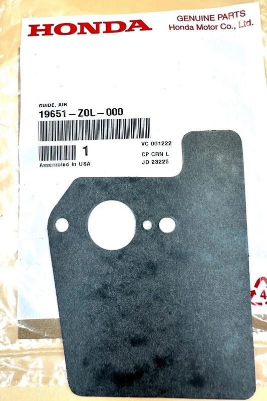 Genuine HONDA GCV160 GCV190 GSV190 engine AIR GUIDE GASKET 19651-Z0L-000 via env