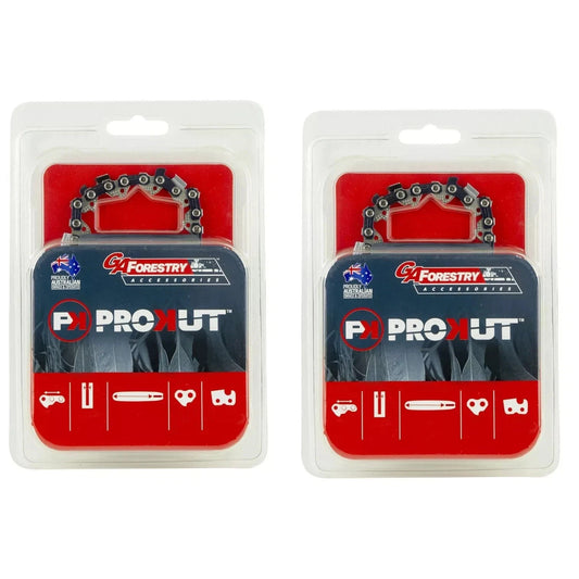 2x Prokut 14' Chainsaw Chain 52DL 3/8 LP .050 fits Husqvarna Ryobi McCulloch