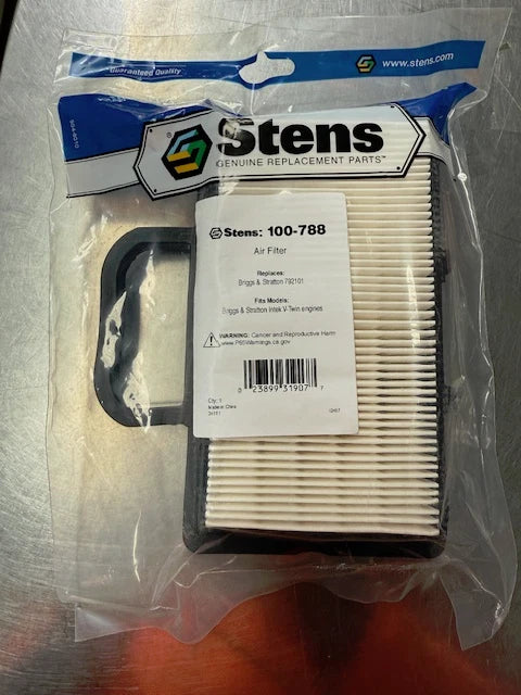 Non Genuine Panel Air Filter for Briggs & Stratton Twin Cylinder Engine 792101