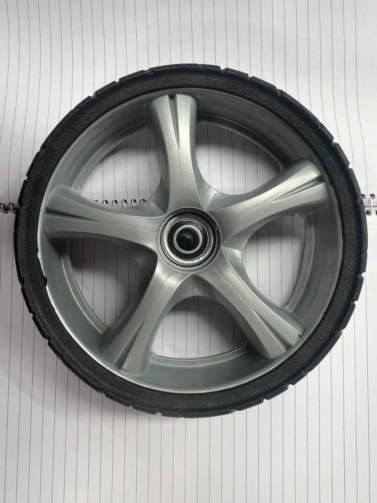 200mm (8″)  Genuine MASPORT  lawn mower Wheel   573706 grey