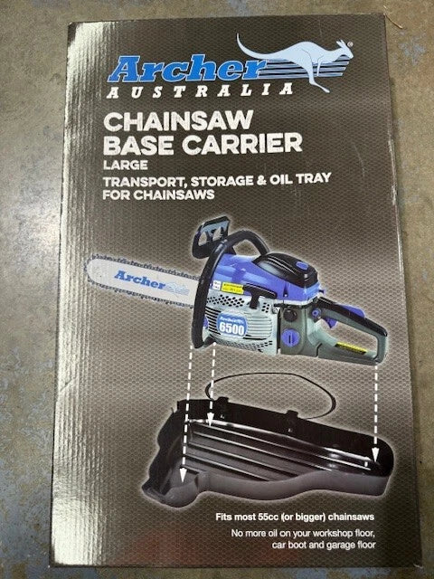 Chainsaw Plastic Carrier Drip Tray & Strap Saws 230Mm X 470Mm Length