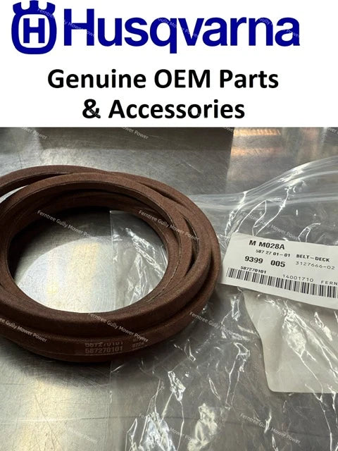 GENUINE DECK BELT FOR 42 INCH HUSQVARNA TS242TXD REDMAX YT2142F RIDE ON587270101
