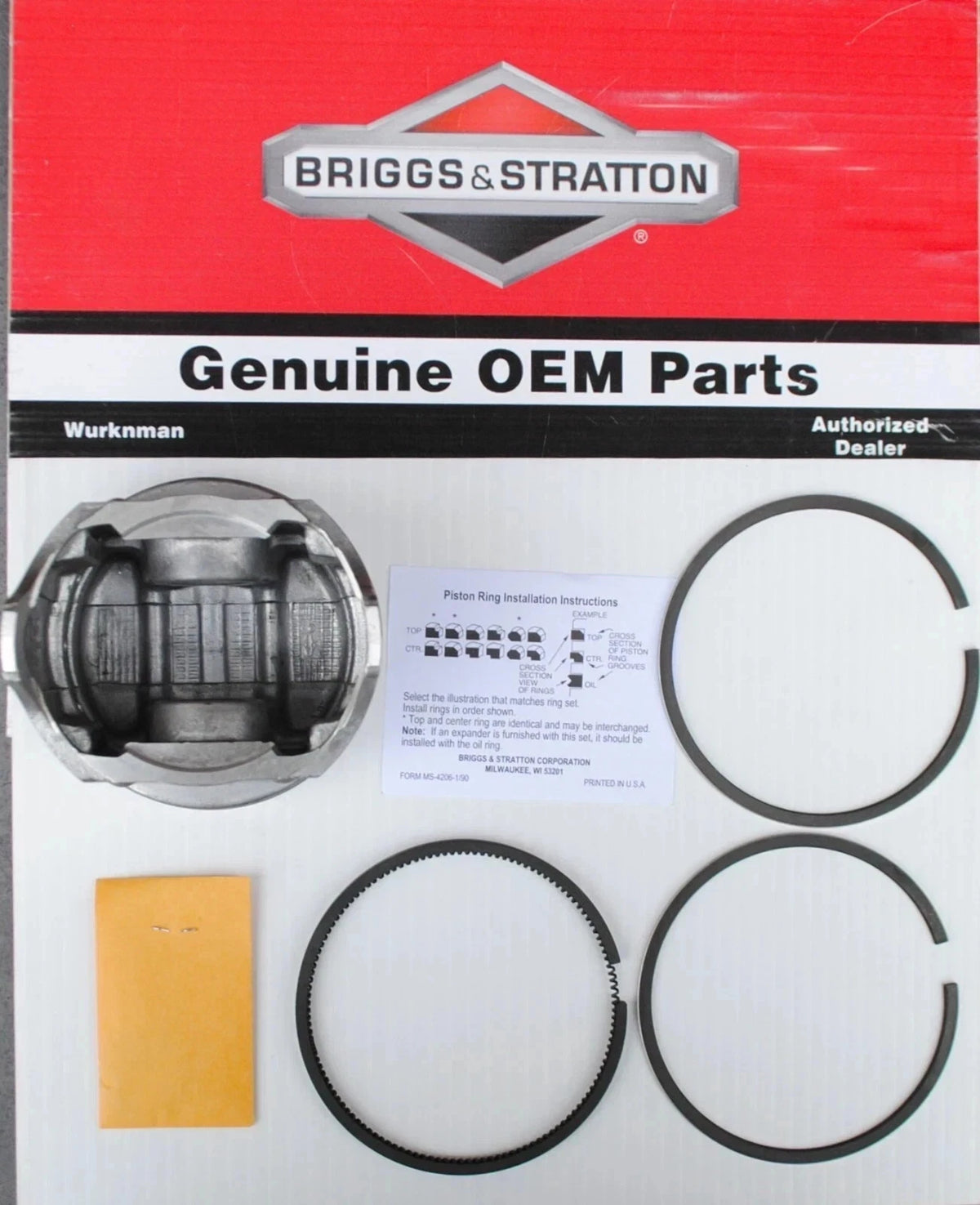 Genuine BRIGGS & STRATTON Engine PISTON KIT  792365