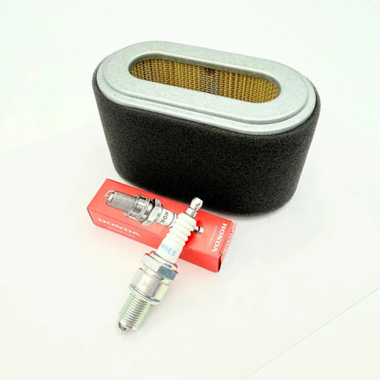 Genuine Honda OEM 17210-ZF5-010 GXV340 GXV390 Air Filter w Spark Plug NGK BPR5ES