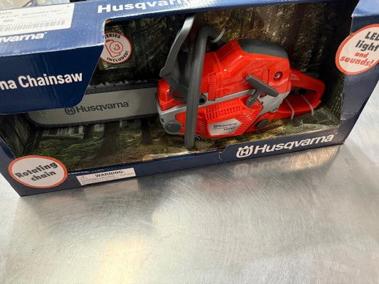 Kids Pretend Toy Chainsaw Power Tool Husqvarna Battery Operated Preschool