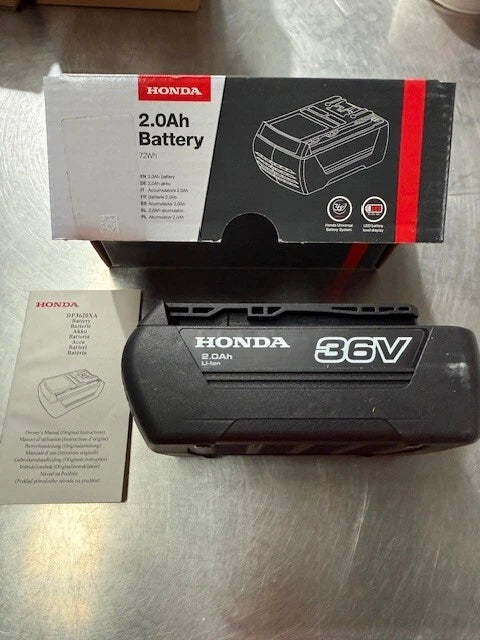 Genuine Honda 36V 2Ah Battery - Lightweight 2Ah battery - SKU: DP3620XAE