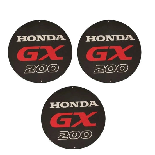 Genuine Honda GX200 270 340 390 Sticker Starter Engine Emblem Decal 3 Pcs (note)