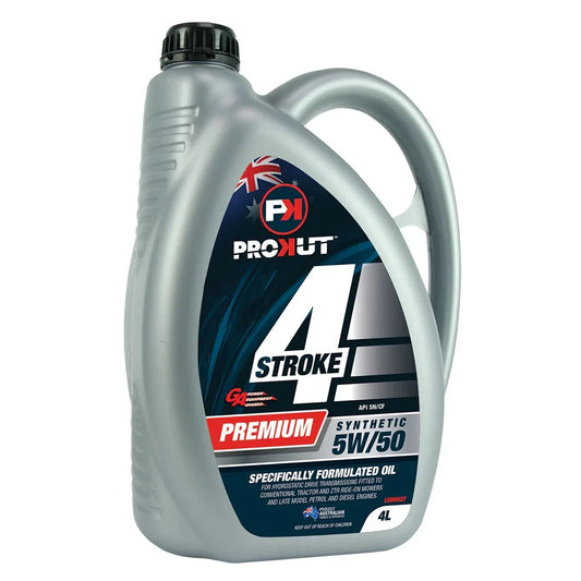 OIL SAE 5W50 SYNTHETIC 4L For Tractor and ZTR ride-on mowers