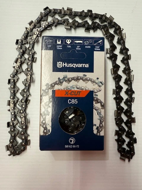 Husqvarna Chainsaw Chain 20' X-CUT C85, 3/8' pitch, .058 gauge 72DL