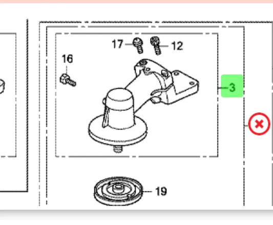 Genuine Honda Gearbox For UMK435U  Brushcutter 41101-VL1-013 Hex