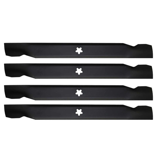 4x Blades for 38' Husqvarna Flymo Ride on Mowers TS138 532138497 532 12 78 42