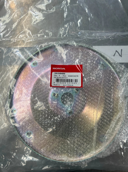 Genuine Honda Blade Disc For HRU19 HRU194 HRU195 HRU216 HRU196  72612VB4000