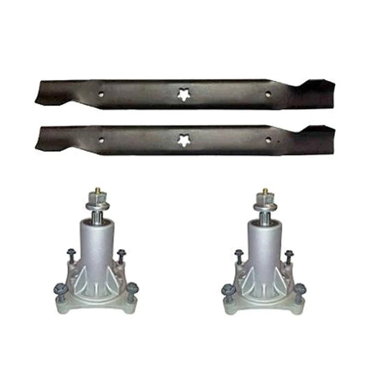 42' Blades & 2x Spindles suitable for Husqvarna CRAFTSMAN Mowers 532127842